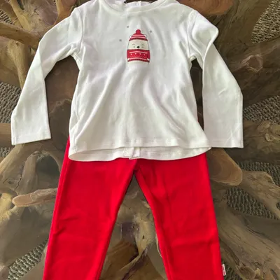 Pyjama 2 pièces P'tit bisou Noël 